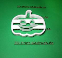 Halloween Pumpkin Cookie Cutter 3D Printer Model