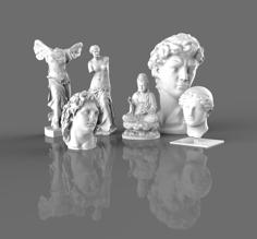 SCULPTURE COLLECTION – PACK 7 MODELS – See Description 3D Printer Model