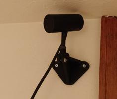 Wall-Mounted Ball-and-Socket Camera Mount 3D Printer Model