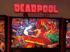 Deadpool Pinball LED 3D Printer Model