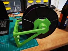 Filament Spool Wall Mount 3D Printer Model