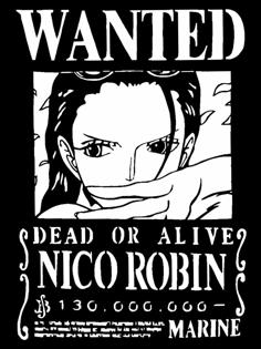 Wanted Poster Nico Robin 3D Printer Model