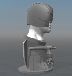 Judge Dredd Bust 3D Printer Model