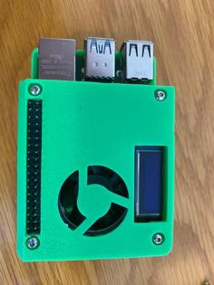 Raspberry Pi 4 Waveshare POE HAT Case 3D Printer Model