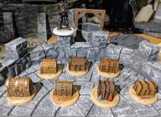 Fantasy Wargame Terrain – Treasure Tokens 3D Printer Model