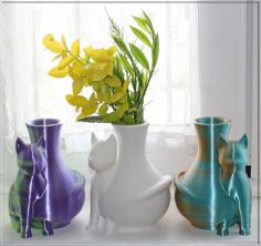 Cat Vase 3D Printer Model