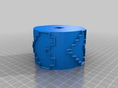 8 Bit Remixed Cookie Roller 3D Printer Model