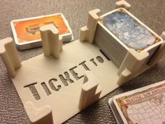 “Ticket To Ride” Card Holder 3D Printer Model