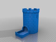 Fantasy Dice Tower 3D Printer Model