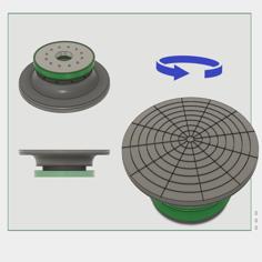 Rotating Table 3D Printer Model