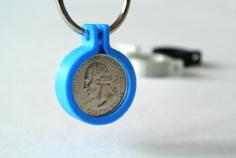 Quarter Coin Holder 3D Printer Model