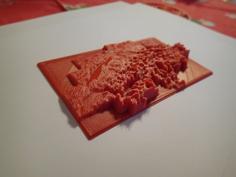 3D Map Of Switzerland 3D Printer Model