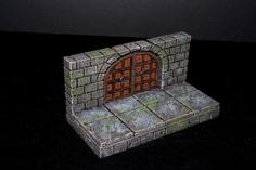 OpenForge 2.0 Cut Stone Arched Doorway 3D Printer Model