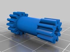 Lego Wind Up Motor -Very Efficient 3D Printer Model