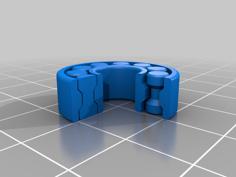 3D Printable Bearing Customizable 3D Printer Model