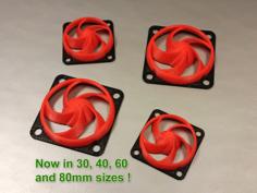 30mm Fan Grill 3D Printer Model