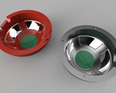 Pokeball With Internal Details (with Button-release Lid) 3D Printer Model