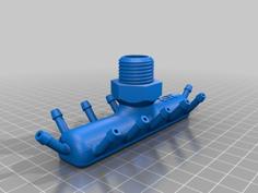 12 End Pump Connector 3D Printer Model