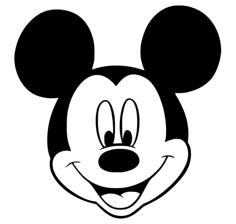 Mickey Mouse Fridge Magnet 3D Printer Model