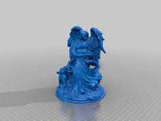 Angel Guarding The Flock – Digitized 3D Printer Model