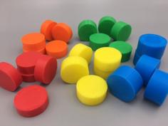 Three-Sided Cylinder Coin 3D Printer Model