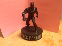 Black Panther With Base – REMIX 3D Printer Model