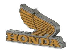 Honda Keychain 3D Printer Model