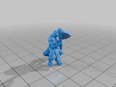 Kobold With Poleax 3D Printer Model