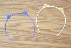 Cat Ears Hair Band 3D Printer Model