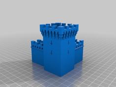 Medieval Castle 3D Printer Model