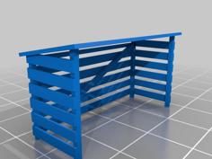 H0 1:87 Trashcan Shed 3D Printer Model