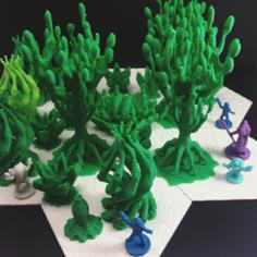 Alien Jungle 3D Printer Model