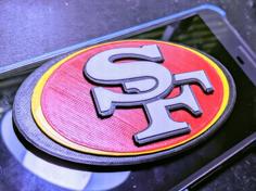 San Francisco 49ers – Logo – Multicolor 3D Printer Model