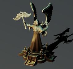 Preacher Angel Figure 3D Printer Model