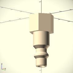 Air Fitting 3D Printer Model