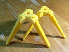 Customizable Small Tripod 3D Printer Model