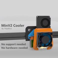 MinV2 Ender 3 Fan Mount – Re-upload 3D Printer Model