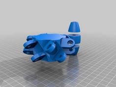 Mecanum Wheel 3D Printer Model