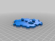 3D Printable Tiles For A Game Like Settlers Of Catan 3D Printer Model