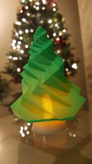 Futuristic Christmas Tree 3D Printer Model