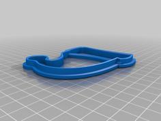 Santa Hat Cookie Cutter 3D Printer Model