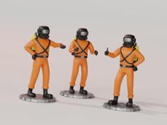 Lethal Company | Employees Poses | Figures 3D Printer Model