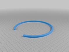 TRON Legacy Disk Inside Ring For Large Printers 3D Printer Model