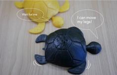 Turtle With Moving Legs 3D Printer Model