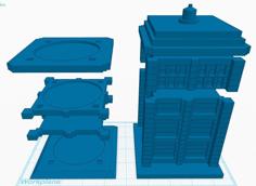 TARDIS Coaster Set 3D Printer Model