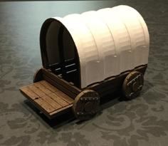 Simple D&D Wagon 3D Printer Model