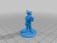 1/56th Scale (28mm) Mutant Dog Scout 3D Printer Model