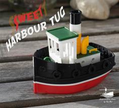 A Cute Little Harbour Tug 3D Printer Model