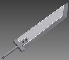 Buster Sword 3D Printer Model