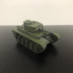 1-100 Lance Battle Tank 3D Printer Model